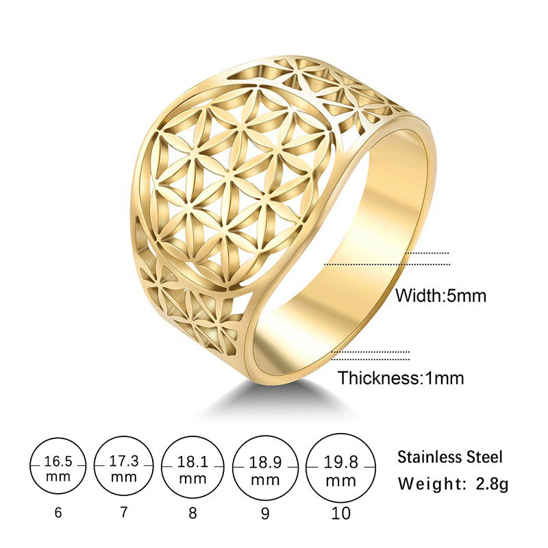 Flower of Life Ring