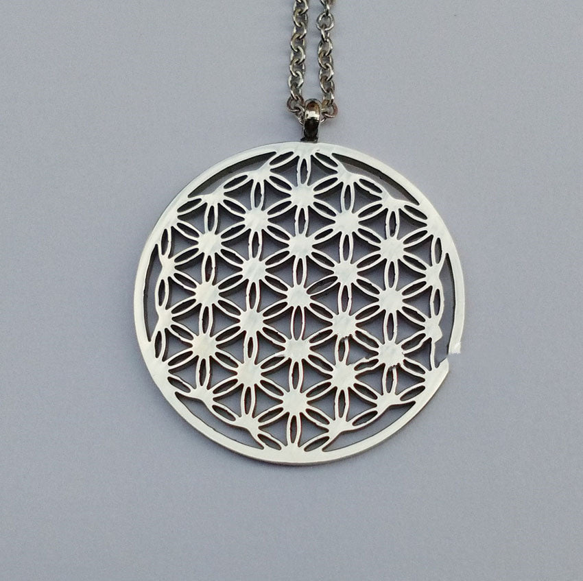 Flower of Life Necklace thick