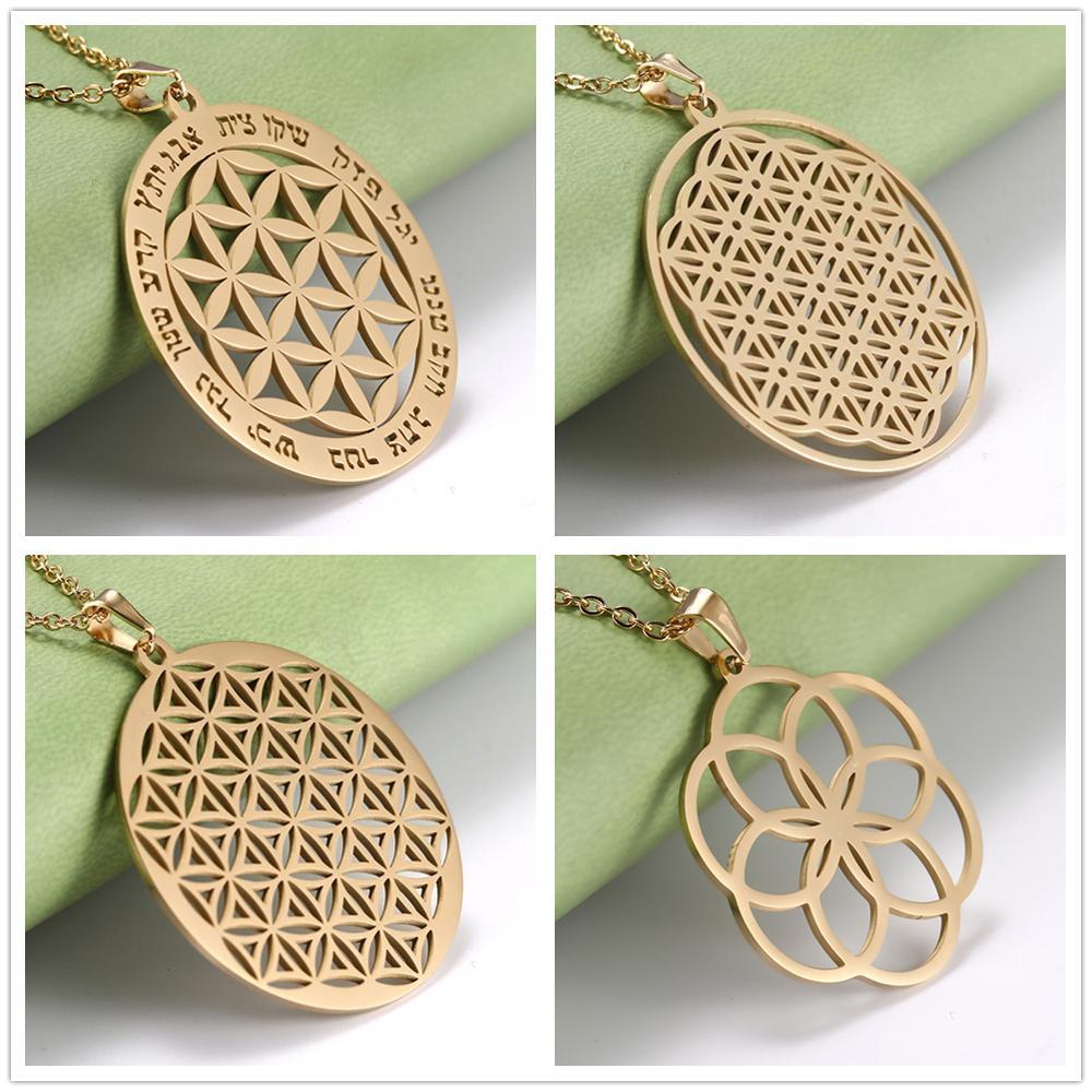 Flower of Life Necklace thick