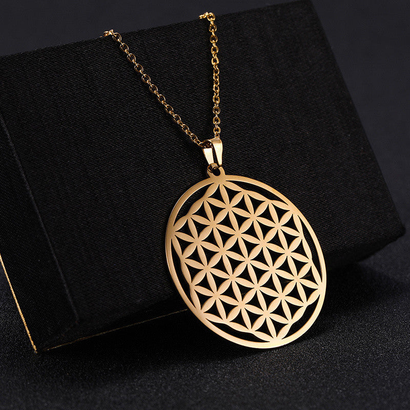 Flower of Life Necklace thick