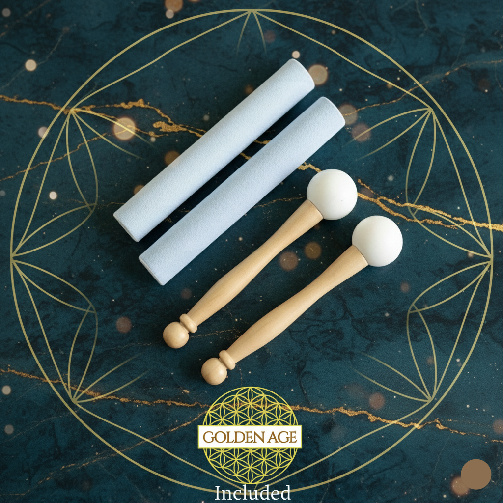 Quartz Singing Bowls set of 7 - Om 🕉