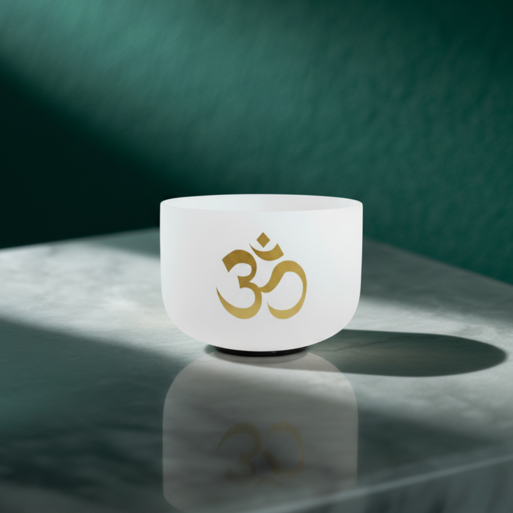 Quartz Singing Bowls set of 7 - Om 🕉