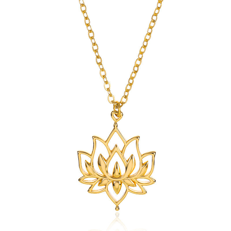 Lotus Flower Necklace + Ring